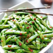 5-Minute-Asian-Sugar-Snap-Peas-with-Chopsticks