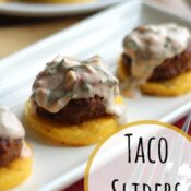 THK Polenta Taco Burgers Text