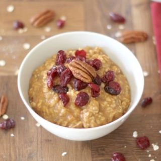 10-Minute Pumpkin Pie Oatmeal