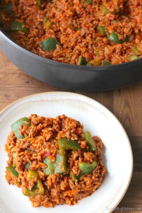 THK Unstuffed Pepper Skillet4